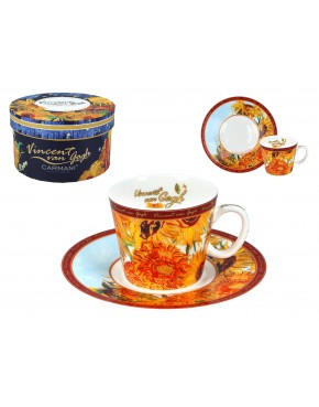 Filiżanka espresso - V. Van Gogh, Słoneczniki (CARMANI) 830-0752