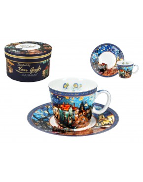 Filiżanka espresso - Inspirowana malarstwem V. Van Gogh (CARMANI) 830-0754