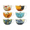 Kpl. 6 filiżanek w okrągłym pudełku - V. van Gogh (CARMANI) 830-8403