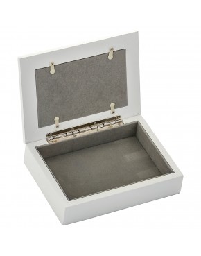 Drewniane puzderko z ramką na zdjęcie 473-3519