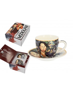 Filiżanka espresso ze spodkiem - A. Modigliani, Leopold Zborowsk (CARMANI) 833-8304
