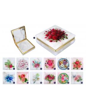 Kasetka alabastrowa kwadratowa 10x10cm