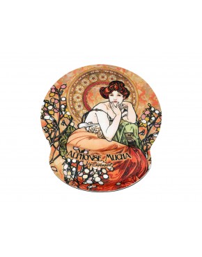 Podkładka pod mysz komputerową z poduszką na nadgarstek - A. Mucha, Kamienie Szlachetne, T (CARMANI) 022-0640