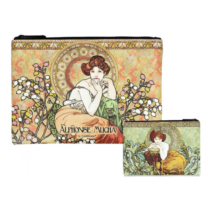 Kosmetyczka - A. Mucha, Kamienie szlachetne: Toapaz, Szmaragd (CARMANI) 021-4816