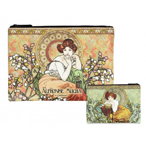 Kosmetyczka - A. Mucha, Kamienie szlachetne: Toapaz, Szmaragd (CARMANI) 021-4816