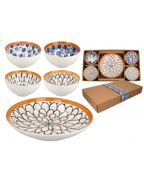 Kpl. 4 miseczek + talerz 846-3228