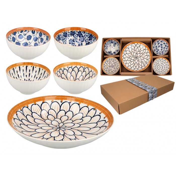 Kpl. 4 miseczek + talerz 846-3228