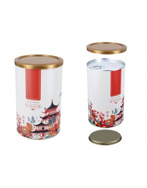 Puszka na herbatę - okrągła (do wyboru 1 z 3 kolorów) 007-0708