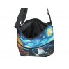 Torebka z suwakiem i paskiem na ramię - inspirowana malarstwem V. van Gogh (CARMANI) 021-0207