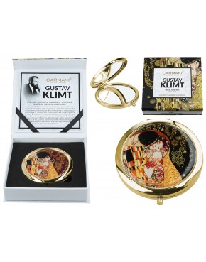 lustereczko Klimt Pocałunek czarne tło CARMANI 181-1003