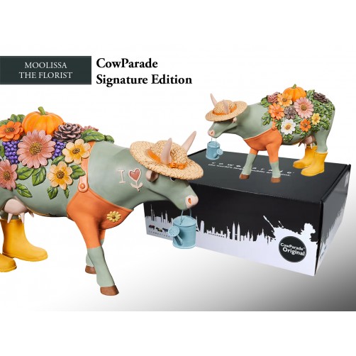 CowParade Signature Edition, Moolisa the Florist, autor: M. Fleurentine 359-0635