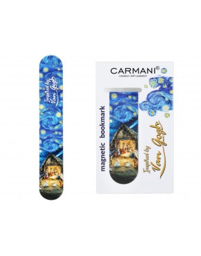 Zakładka magnetyczna - inspirowany malarstwem van Gogha, Boże Narodzenie (CARMANI) 013-4218