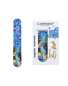 Zakładka magnetyczna - inspirowany malarstwem van Gogha, Kocia wycieczka (CARMANI) 013-4217