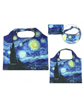 Torba na ramię, składana - V. van Gogh, Gwiaździsta Noc (CARMANI) 021-9945