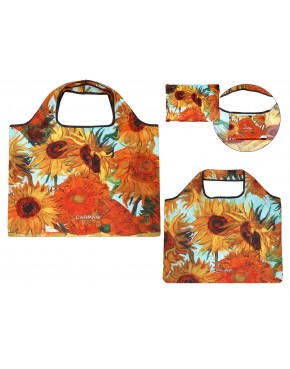 Torba na ramię, składana - V. van Gogh, Słoneczniki (CARMANI) 021-9946