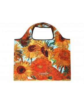 Torba na ramię, składana - V. van Gogh, Słoneczniki (CARMANI) 021-9946