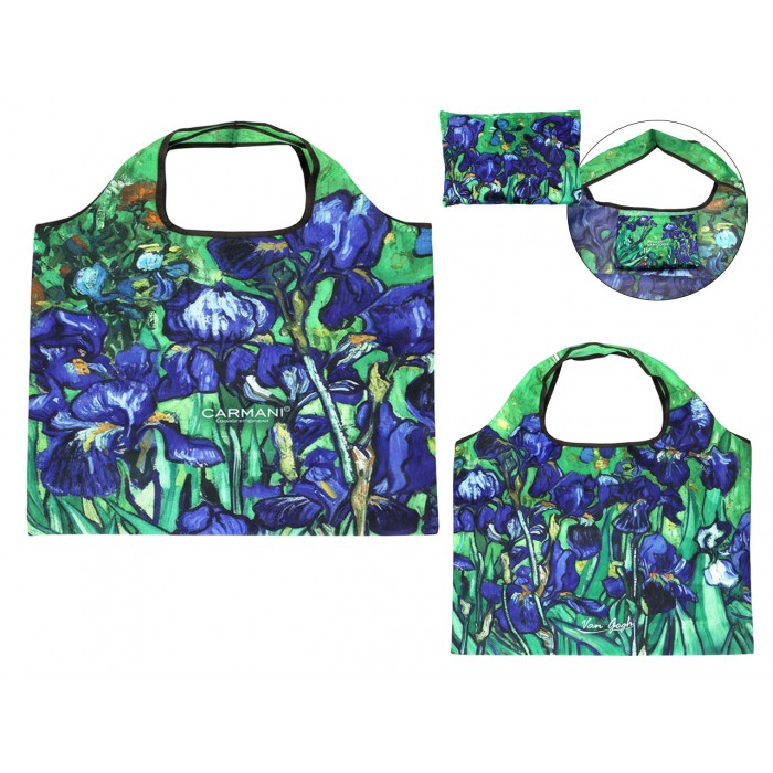 Torba na ramię, składana - V. van Gogh, Irysy (CARMANI) 021-9947