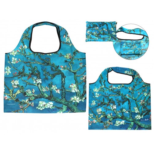 Torba na ramię, składana - V. van Gogh, Kwitnący Migdałowiec (CARMANI) 021-9948