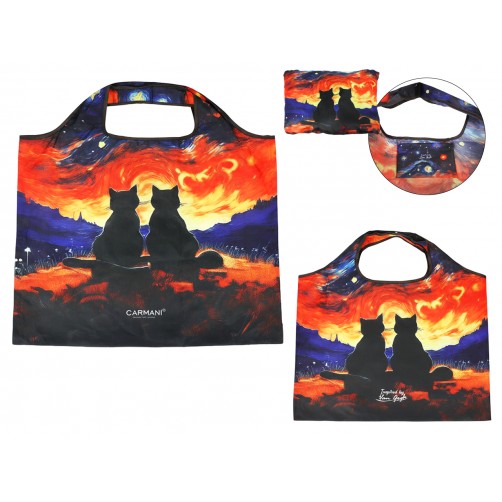 Torba na ramię, składana - inspirowana malarstwem V. van Gogh (CARMANI) 021-9951