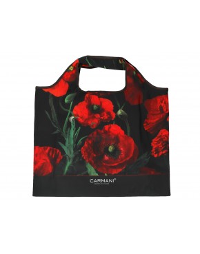 Torba na ramię, składana - Floral story, Maki (CARMANI) 021-9954