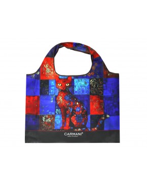 Torba na ramię, składana -  L. Lozano, Koty (CARMANI) 021-9958