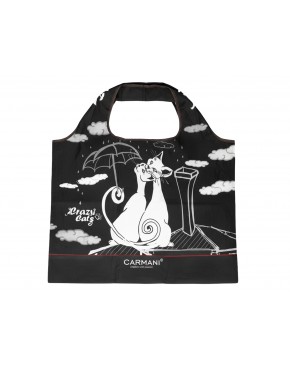 Torba na ramię, składana -  Koci świat (CARMANI) 021-9959