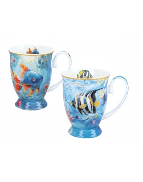 Kpl. 2 kubków w sercu - L. Lozano, Rafa koralowa (CARMANI) 840-0206