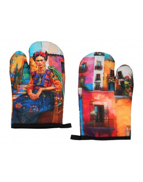 Kpl. Łapka i rękawica kuchenna - F. Kahlo, Autoportret (CARMANI) 023-5325