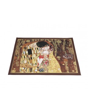 Podkładka na stół - G. Klimt, Pocałunek, brązowe tło (CARMANI) 023-0711