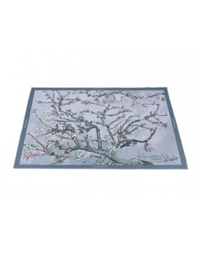 Podkładka na stół - V. van Gogh, Kwitnący Migdałowiec, srebrny (CARMANI) 023-0511