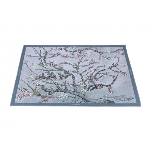 Podkładka na stół - V. van Gogh, Kwitnący Migdałowiec, srebrny (CARMANI) 023-0511