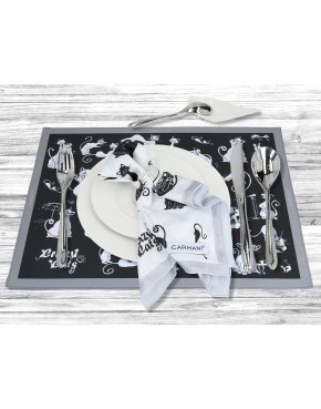 Podkładka na stół - Koci świat, Wszystkie koty świata (czarne tło)(CARMANI) 023-0815