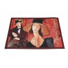Podkładka na stół - A. Modigliani, Kobieta w kapeluszu i Mario Varvogli (CARMANI) 023-0621