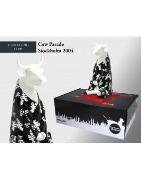 CowParade Meditating Cow, Stockholm 2004, autor: Jan Edlund 359-0649