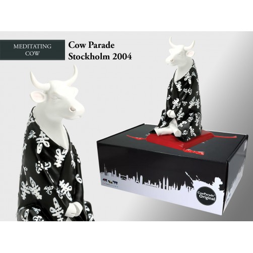 CowParade Meditating Cow, Stockholm 2004, autor: Jan Edlund 359-0649