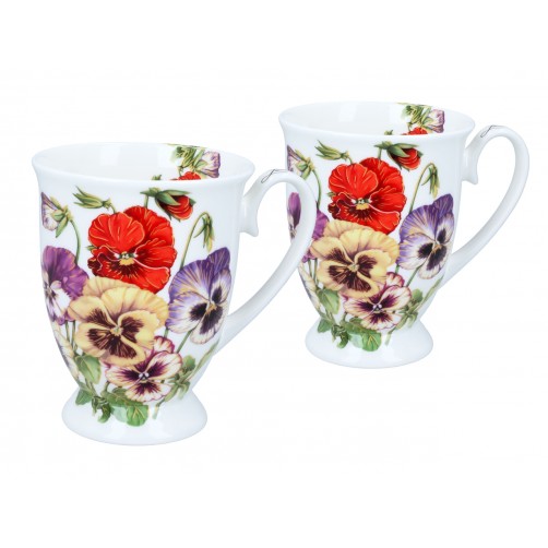 Kpl. 2 kubków w sercu - L. Lozano, Bratki (CARMANI) 840-0210