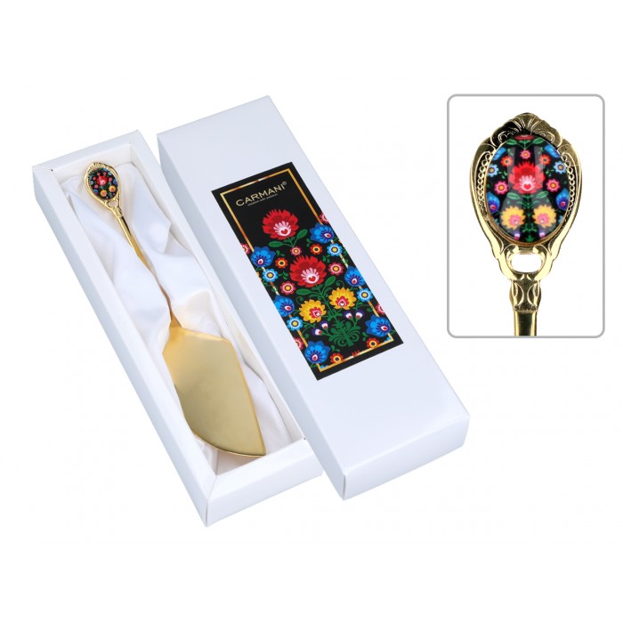 Łopatka do ciasta - Kujawskie, czarne (CARMANI) 103-8202