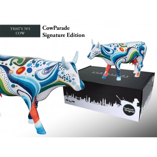 CowParade Signature Edition, That`s 70`s Cow, autor: Henric Kihlstrom 359-0636