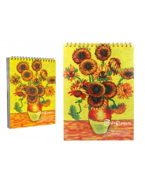 Blok rysunkowy/szkicownik - V. van Gogh, Słoneczniki. 021-5063