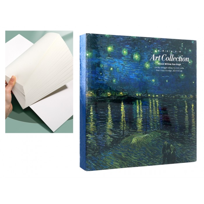 Blok rysunkowy/szkicownik - V. van Gogh, Gwiaździsta Noc nad Rodanem. 021-5023