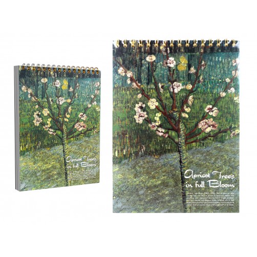 Blok rysunkowy/szkicownik - V. van Gogh, Kwitnąca Morela 021-5067
