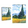 Blok rysunkowy/szkicownik - V. van Gogh, Pole Pszenicy z Cyprysami 021-5066