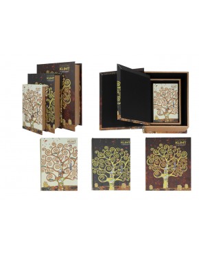 Kpl. 3 pudełek na magnes - G. Klimt, Drzewo życia (CARMANI) 195-9071
