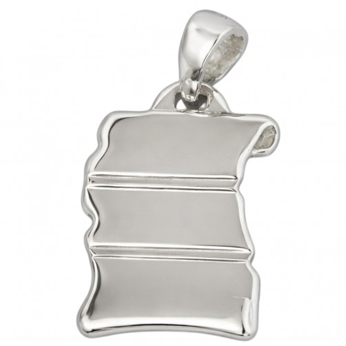 srebrny wisiorek papirus