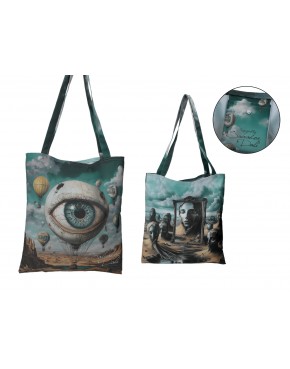 Torba na ramię - inspirowana malarstwem S. Dali (CARMANI) 021-8972