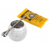 Zestaw do Yerby - Naczynie Ceramiczne (kremowe) + bombilla + Yerba Mate Green 50g 100-1041