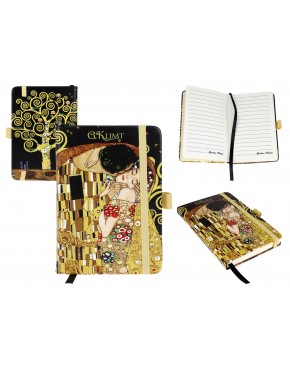 Notes A6 - G. Klimt, Pocałunek + Drzewo (CARMANI) 021-5070