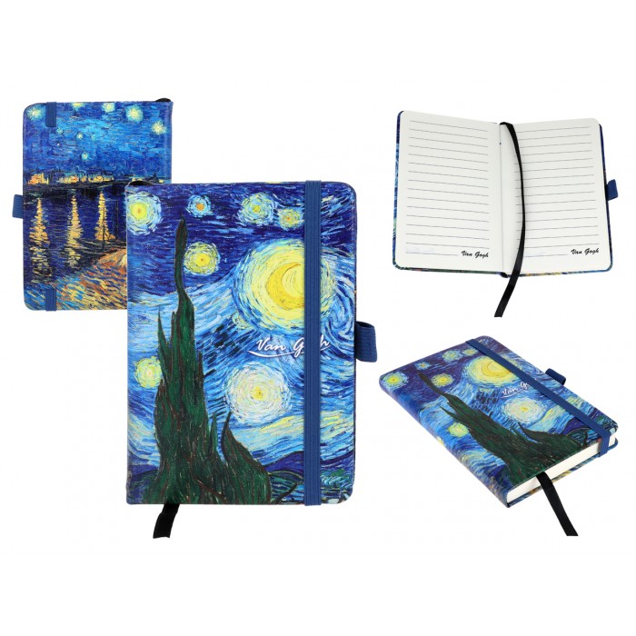 Notes A6 - V. van Gogh, Gwiaździsta Noc (CARMANI) 021-5075