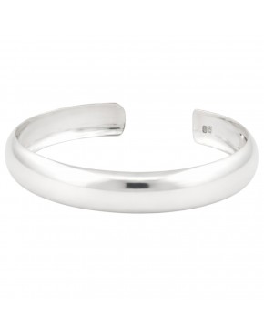 Bransoletka srebrna 925 otwarta w połysku