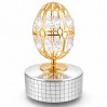 pozytywka jajko złota kryształki swarovski figurka dekoracyjna for elise